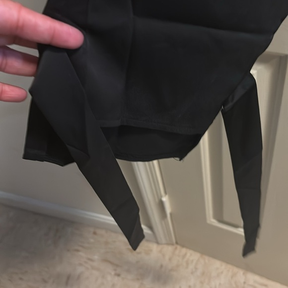 Dressy pant ankle pants le/ removable belt -and ankle ties - Picture 4 of 4